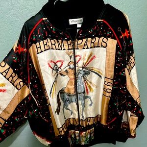 Vintage silkworm’s high fashion jacket.